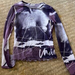 Emily Radkowski’s brand mesh top